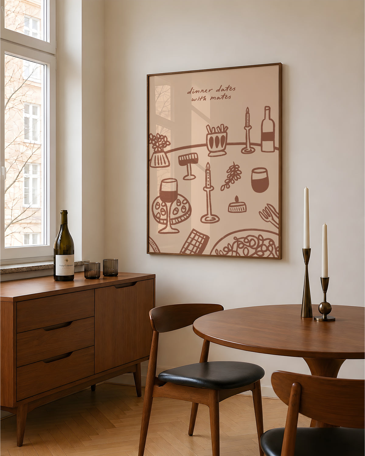 Dinner Dates With Mates print