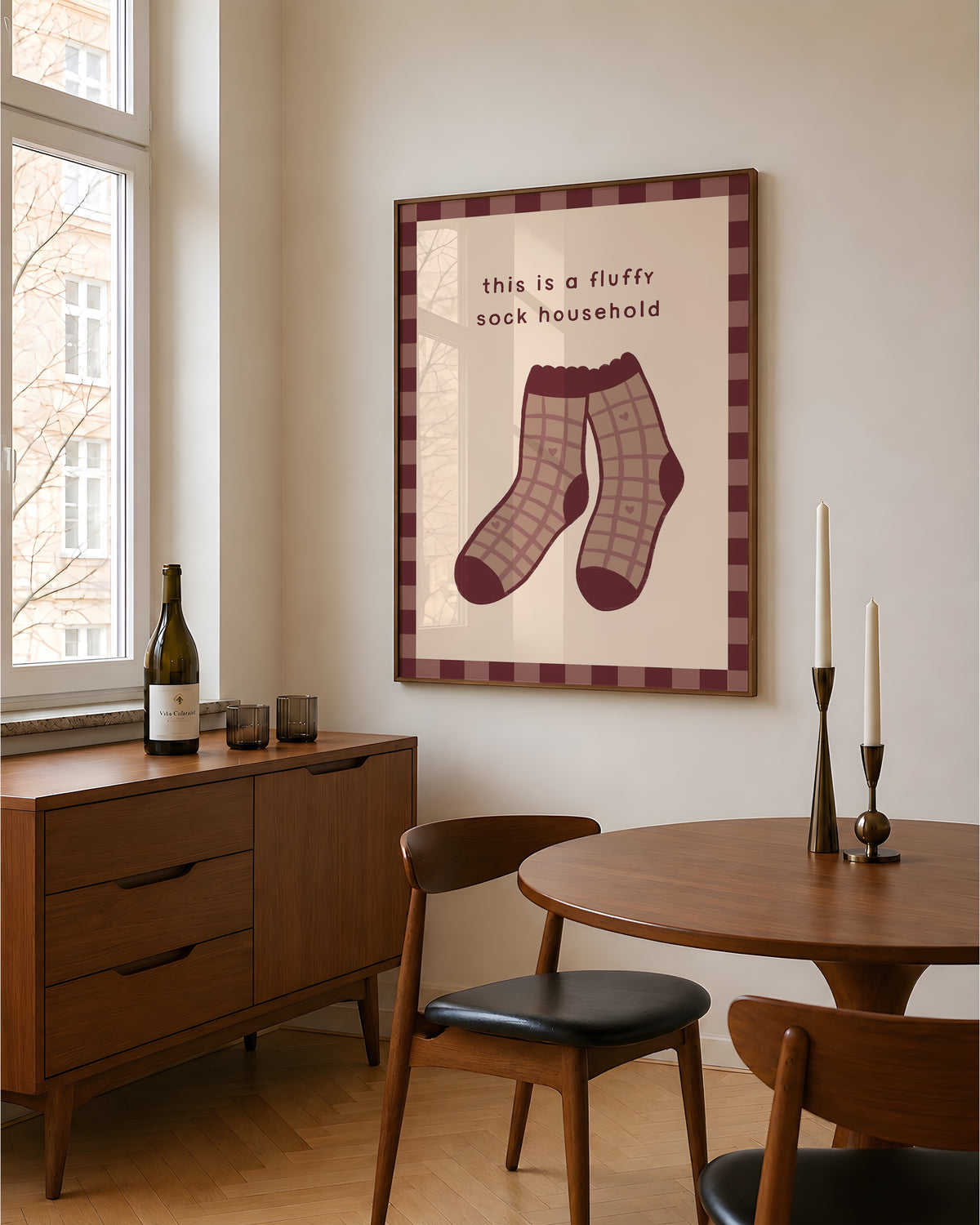 This Is A Fluffy Sock Household print