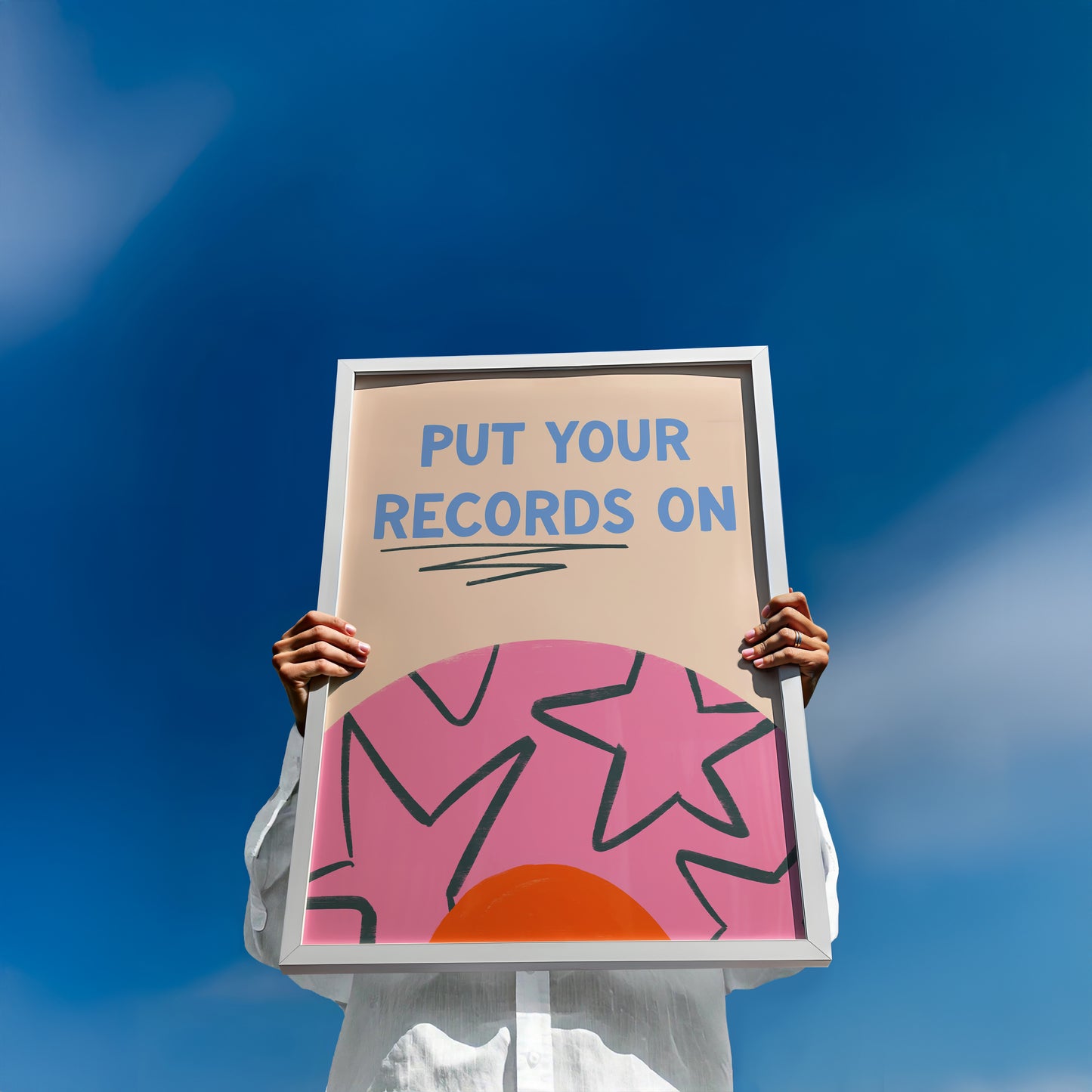 Put Your Records On Music Print