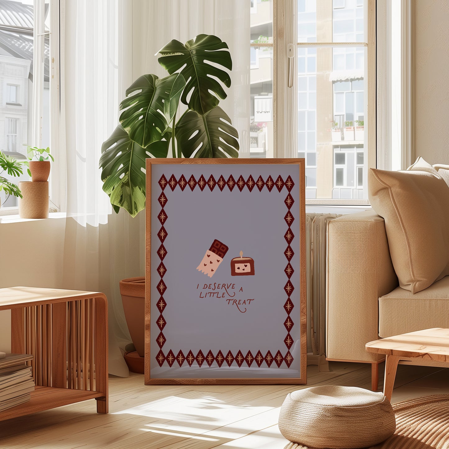 I Deserve A Little Treat print