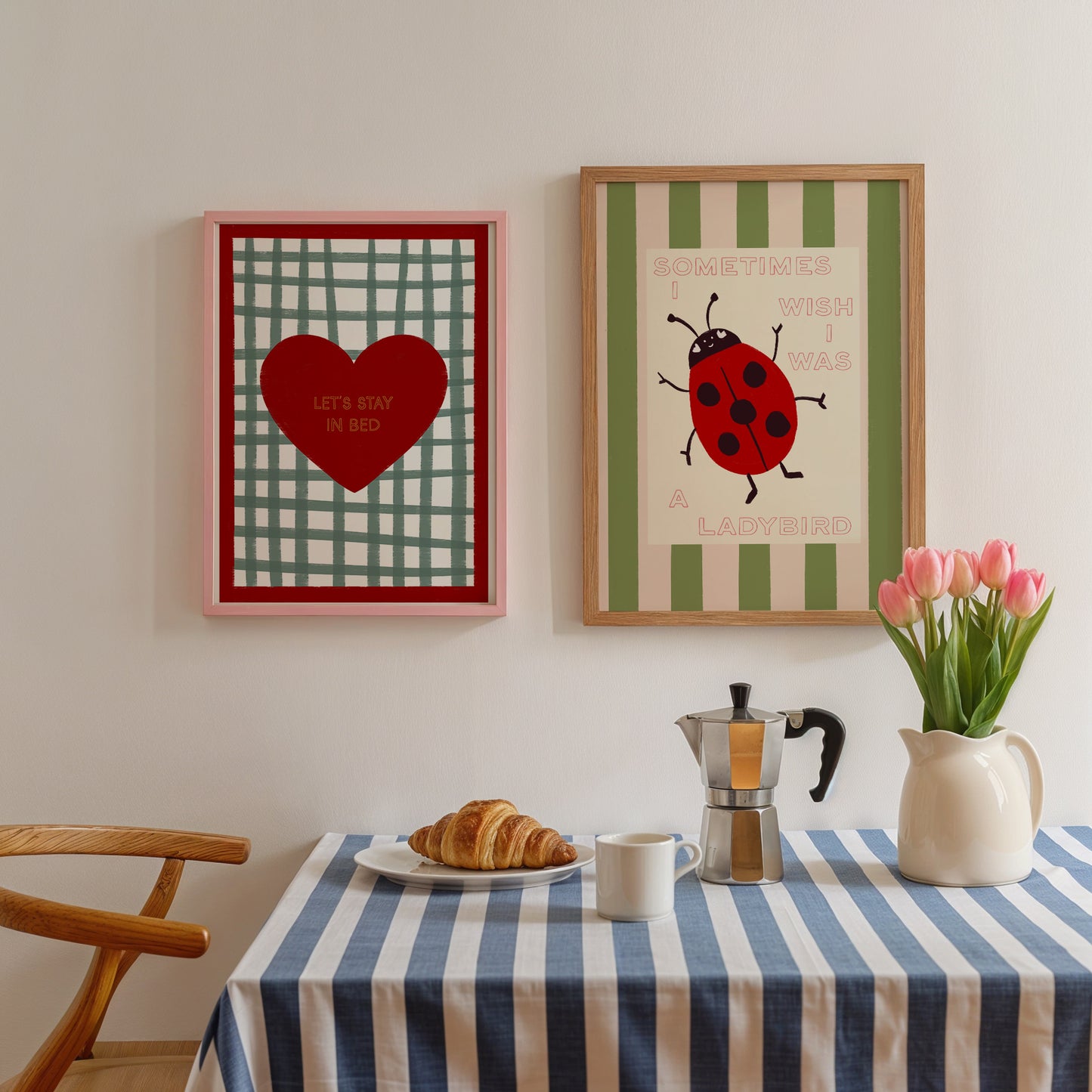 Sometimes I Wish I Was a Ladybird Stripey Print