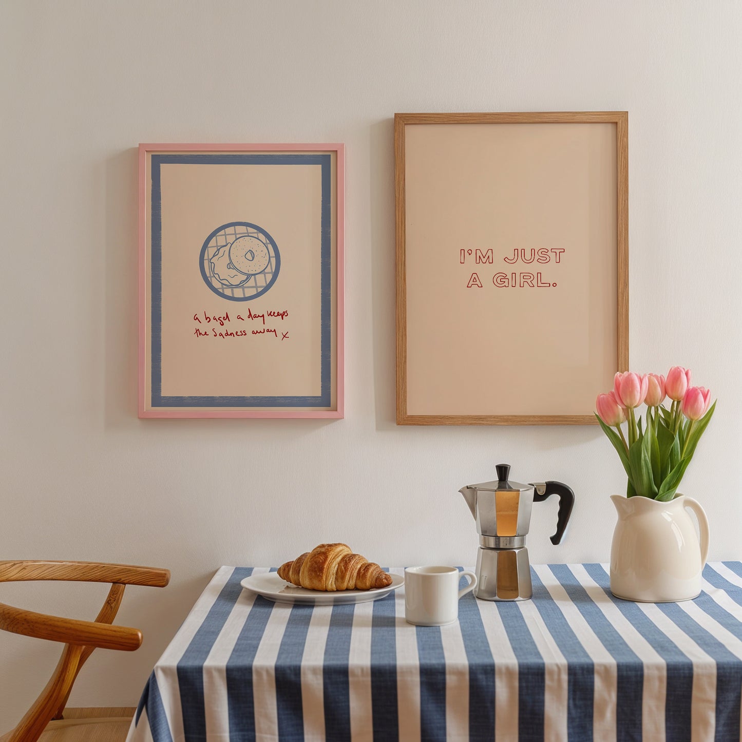 I'm Just a Girl Typography print