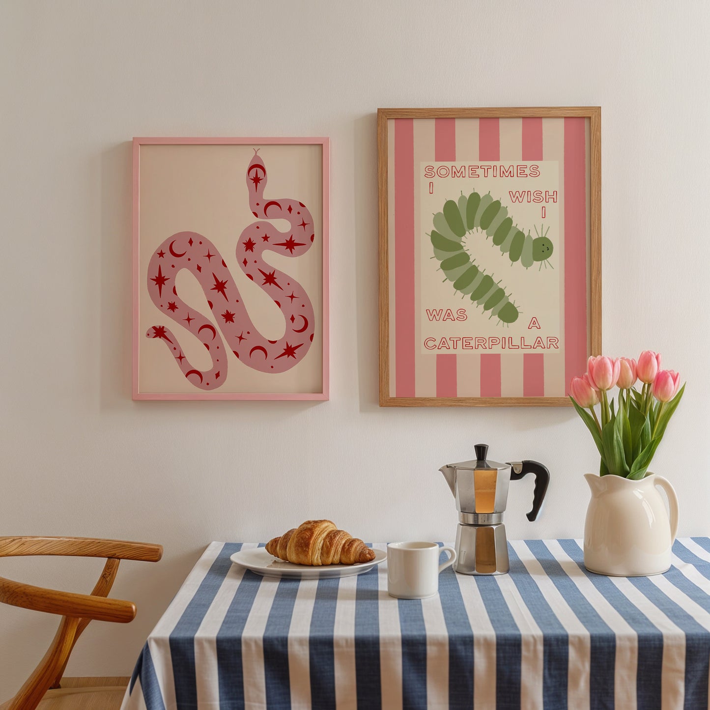 Sometimes I Wish I Was a Caterpillar Stripey Print