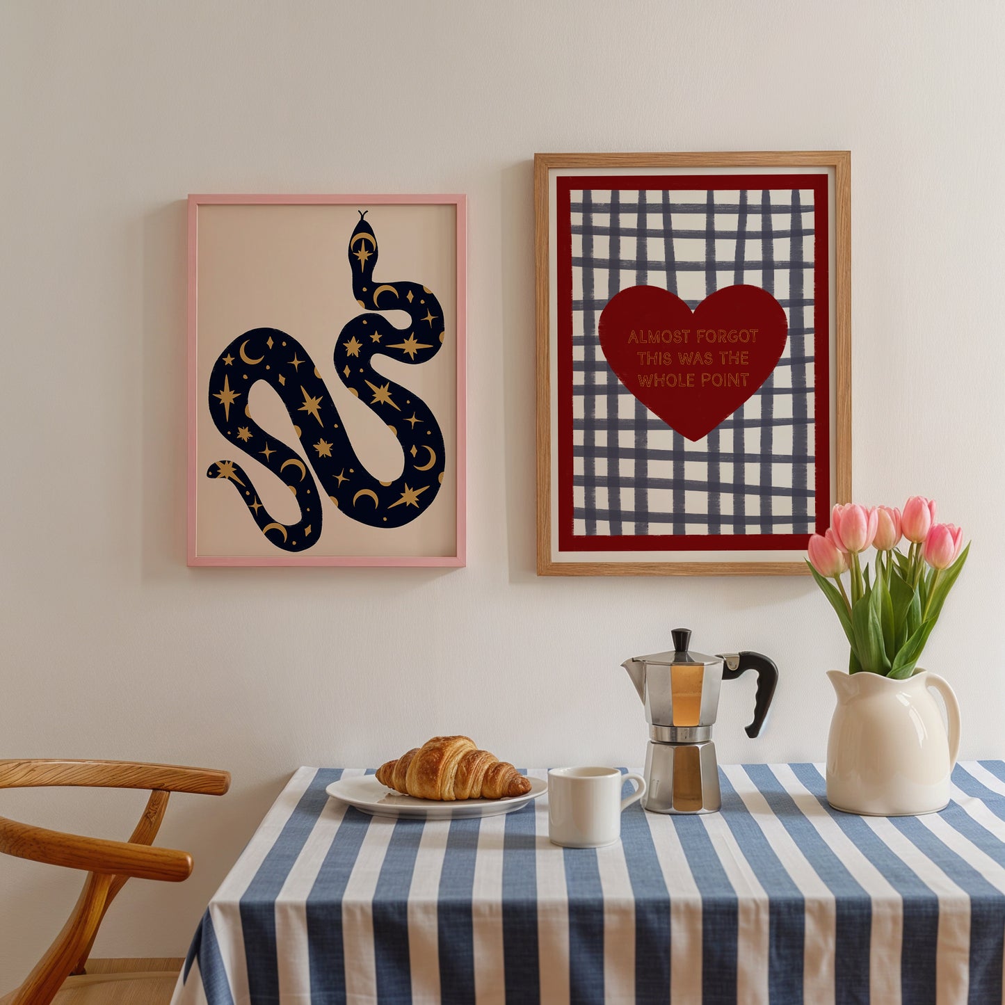 Celestial Snake Print