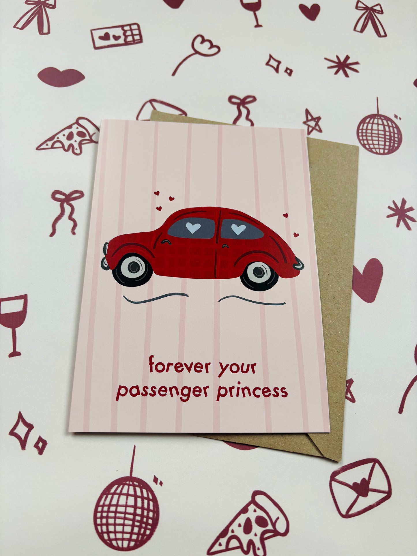 Forever Your Passenger Princess Romance Card