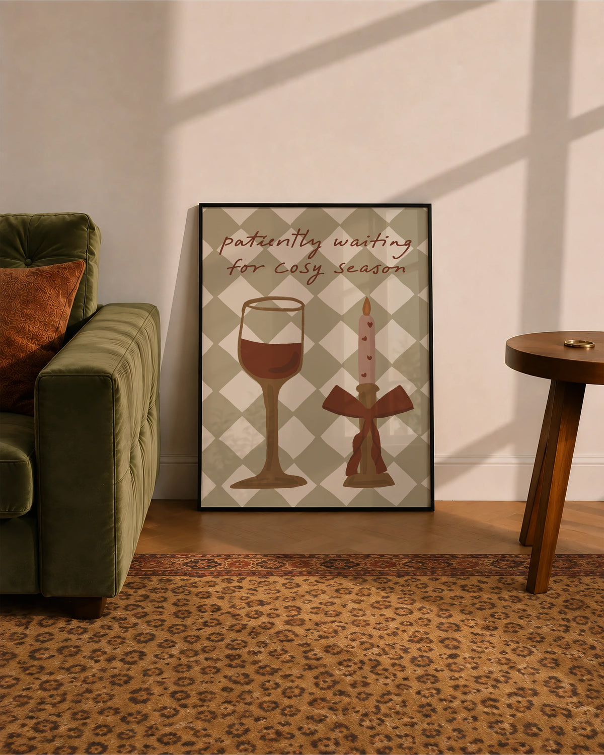 Patiently Waiting For Cosy Season print