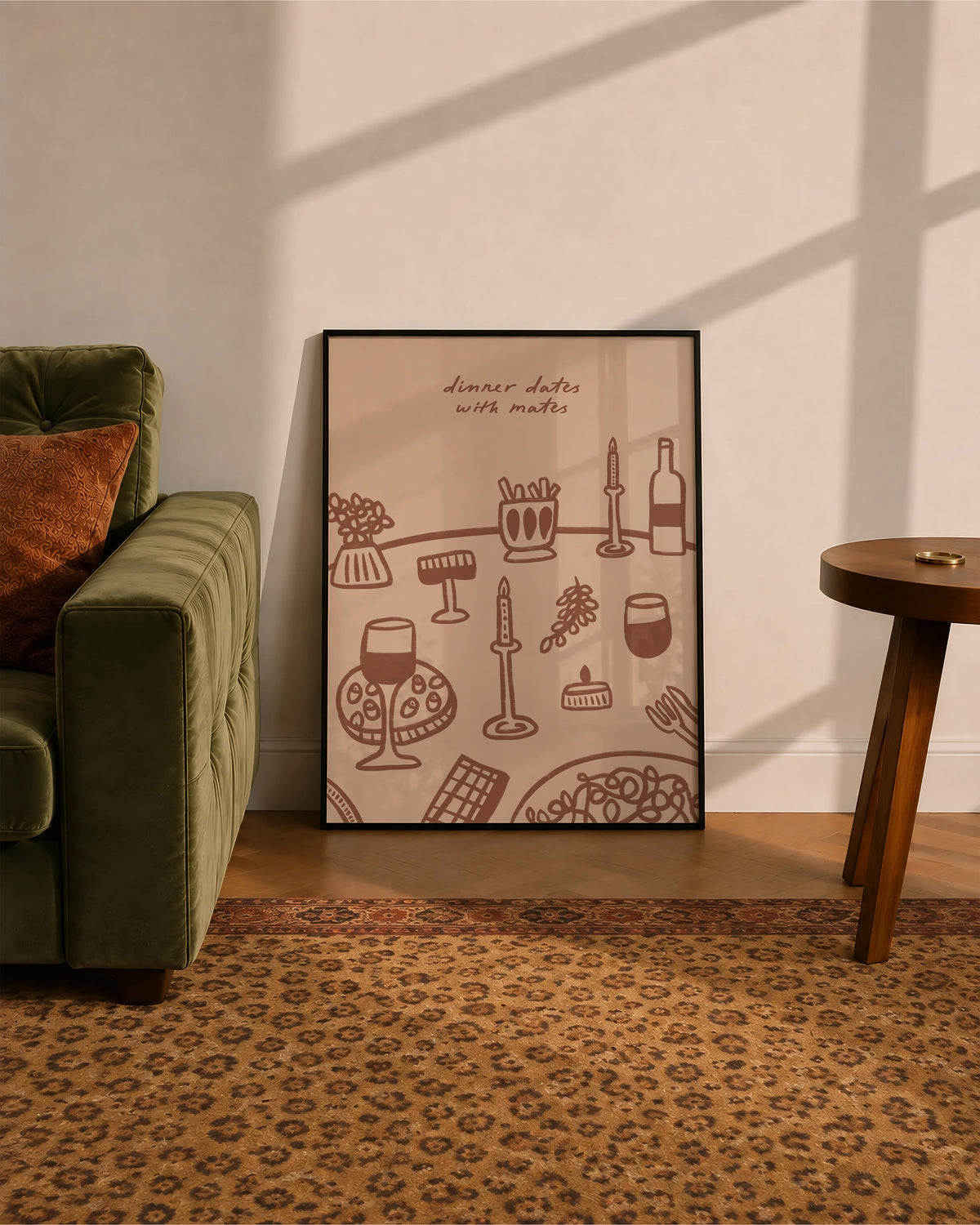 Dinner Dates With Mates print