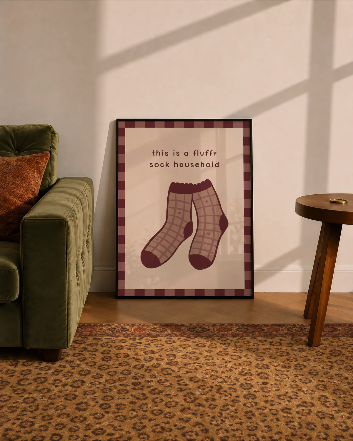 This Is A Fluffy Sock Household print