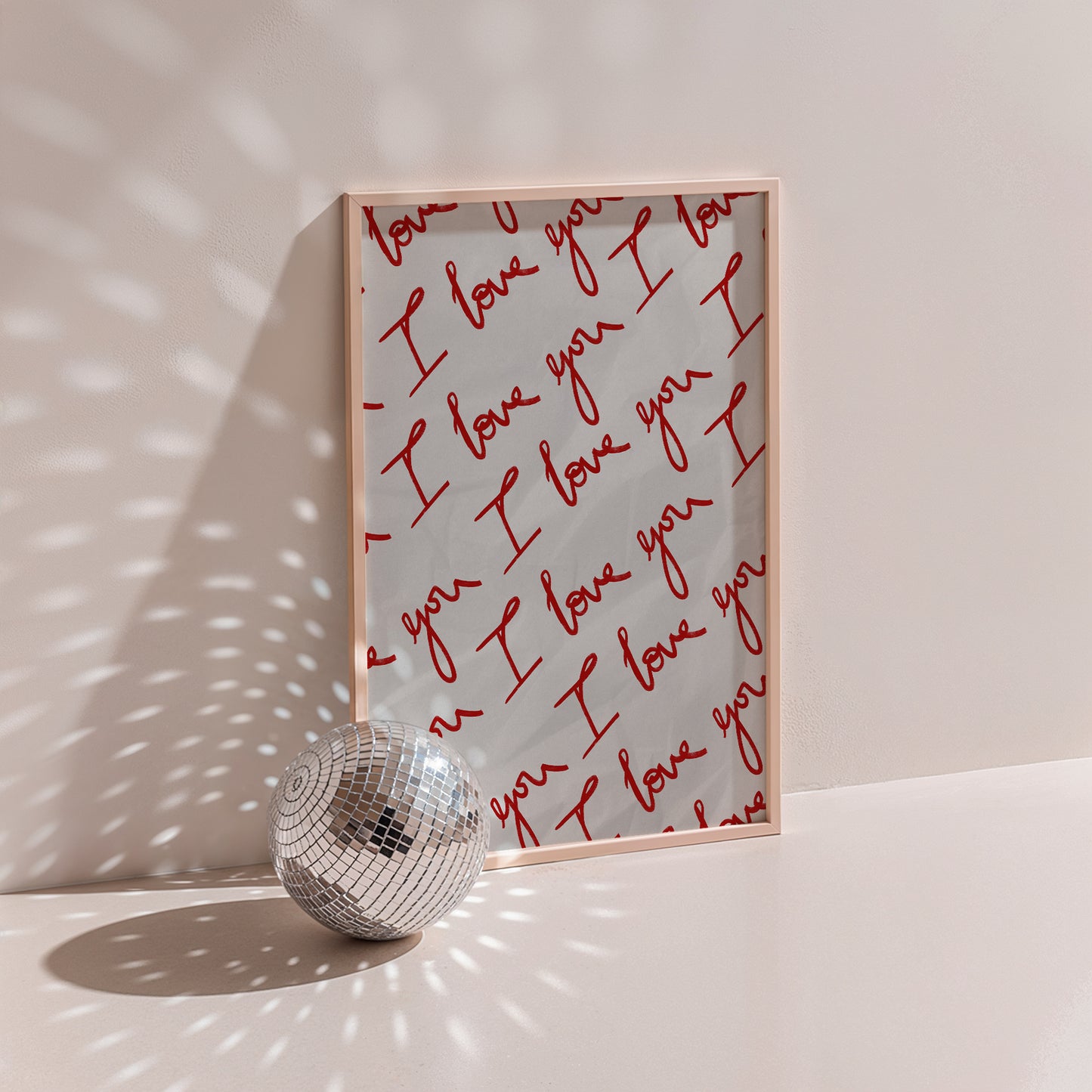 I Love You Heartfelt Print