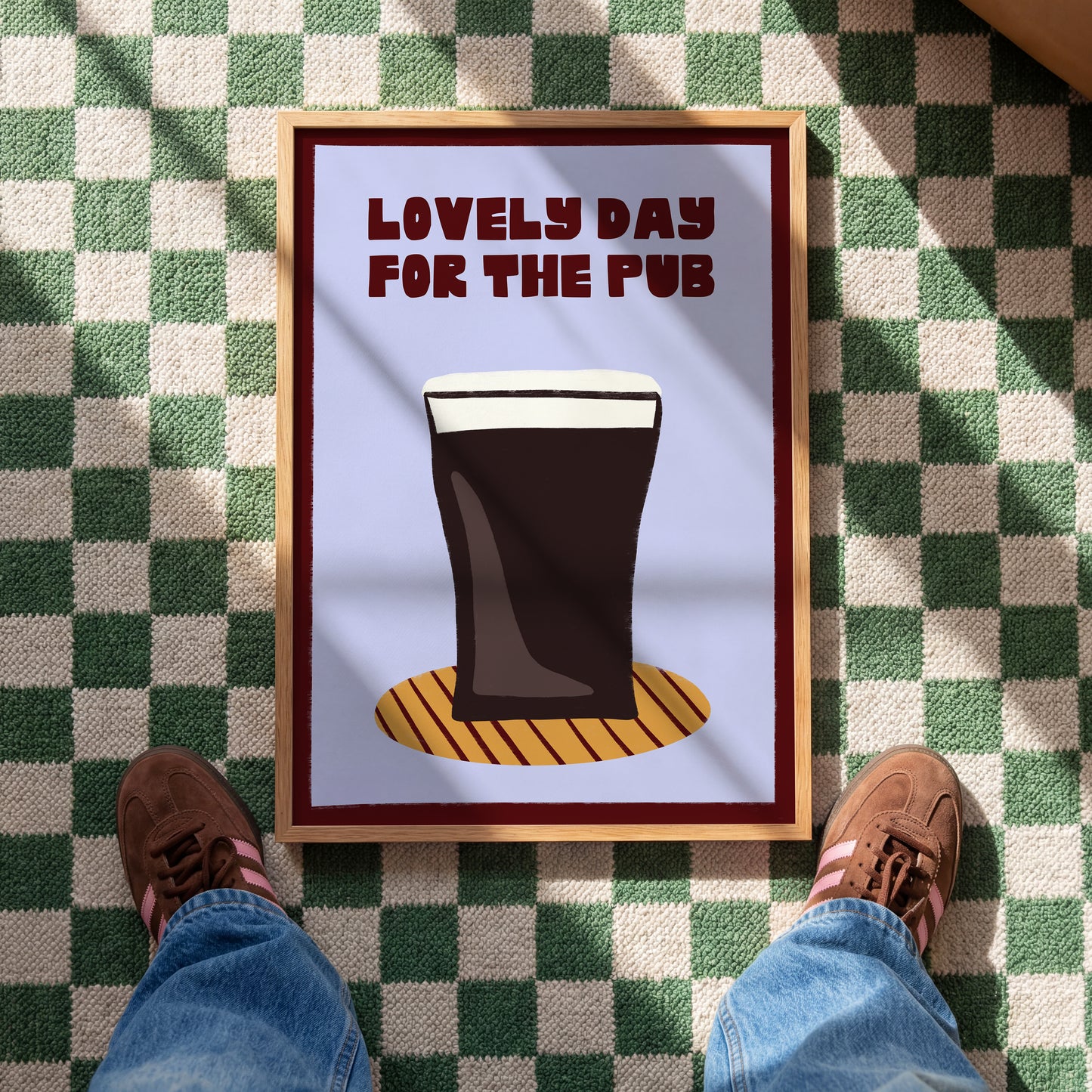 Lovely Day For The Pub print