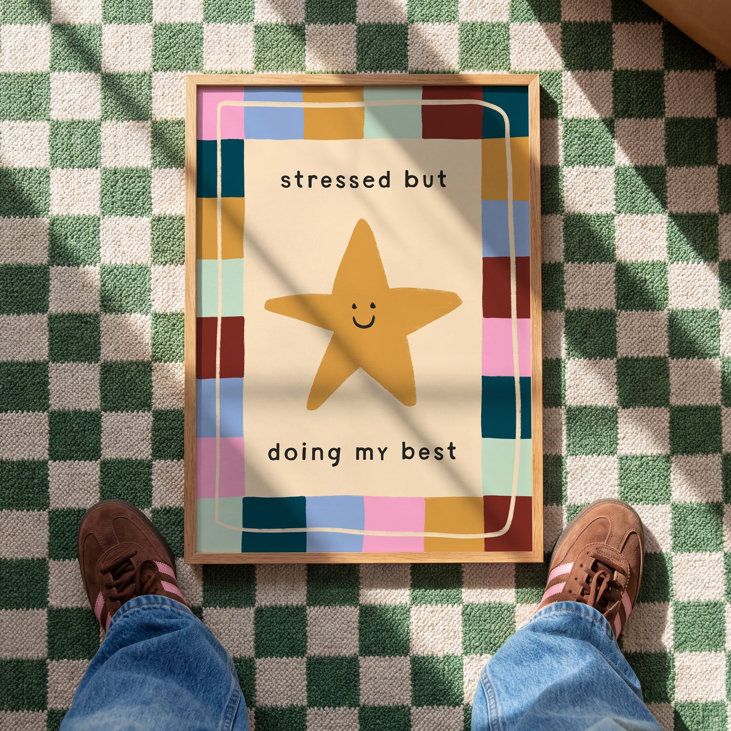 Stressed But Doing My Best print