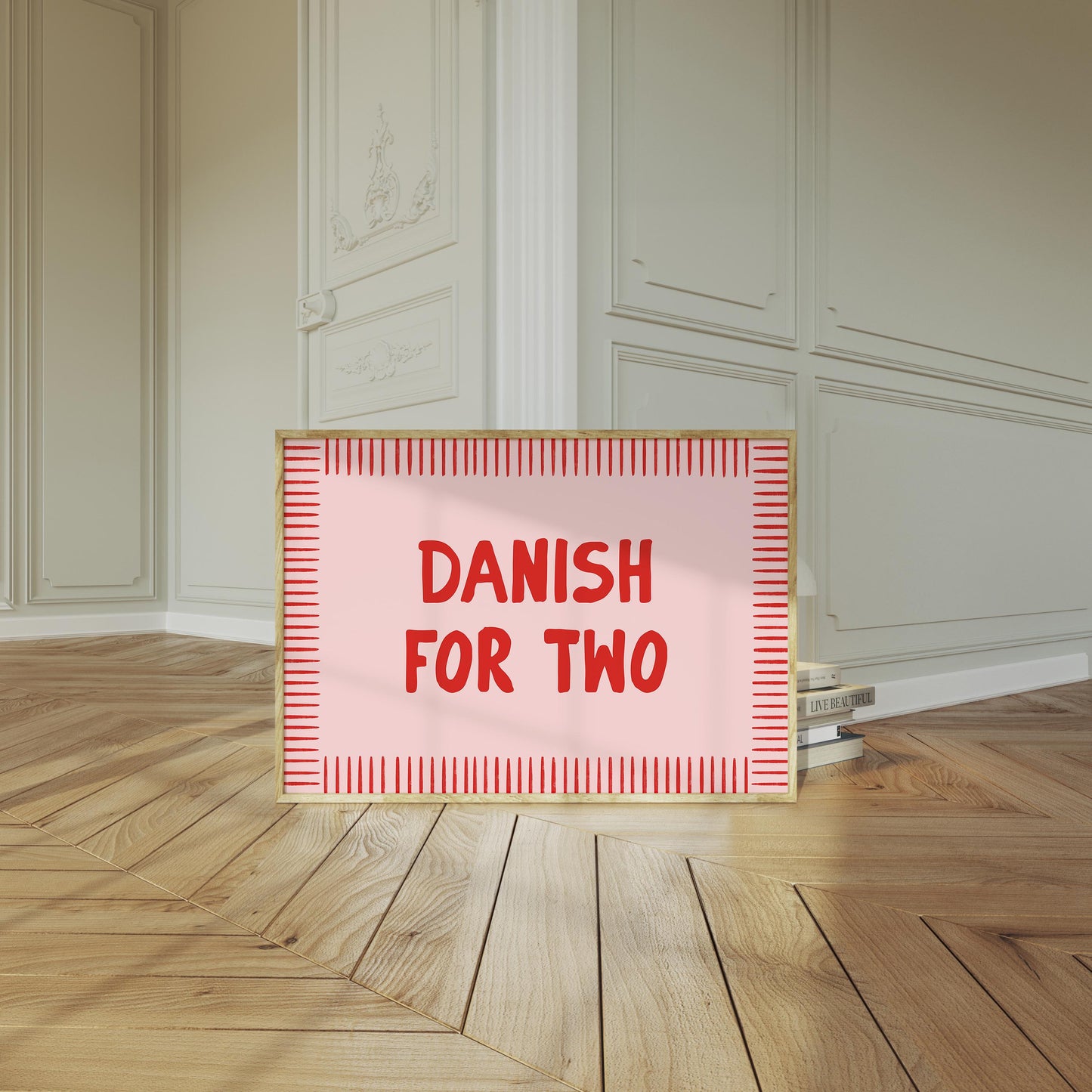 Danish For Two Cute Breakfast Print