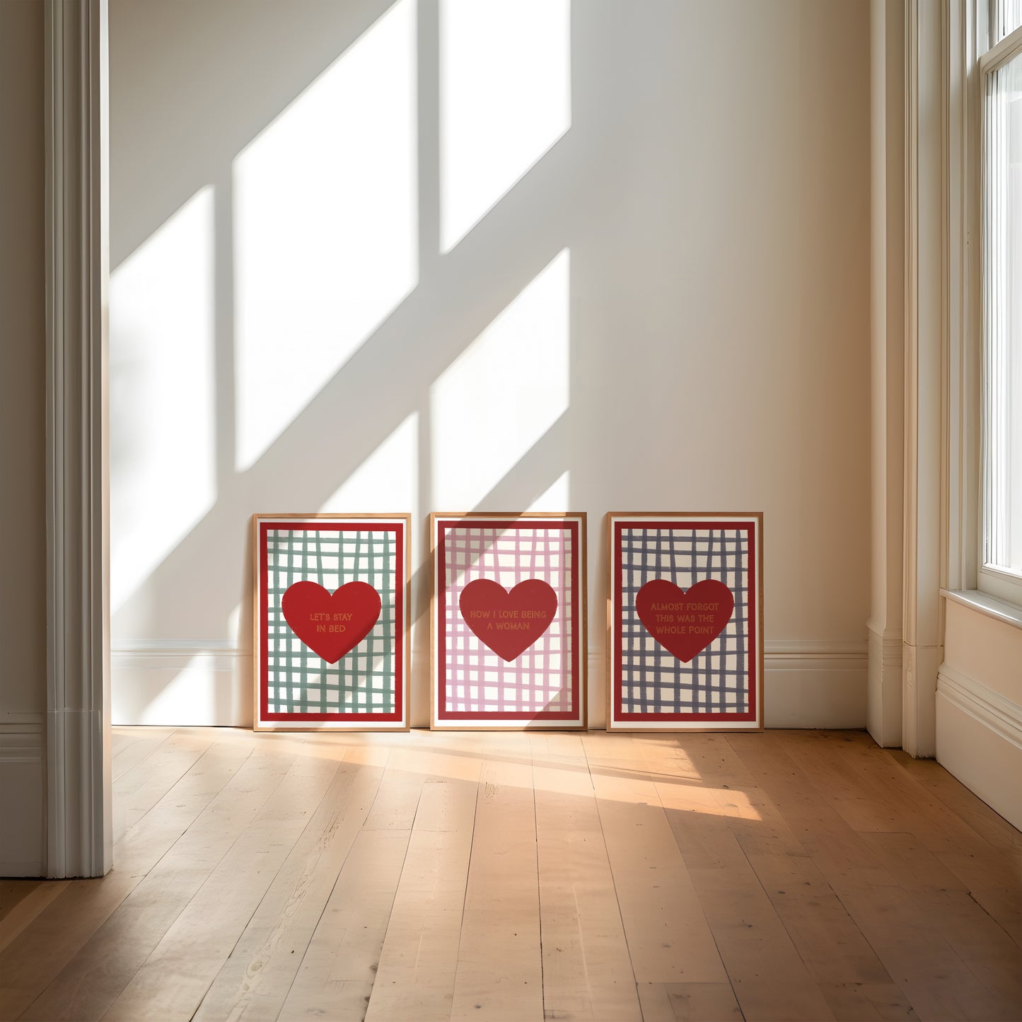 Almost Forgot This Was The Whole Point Checkered print