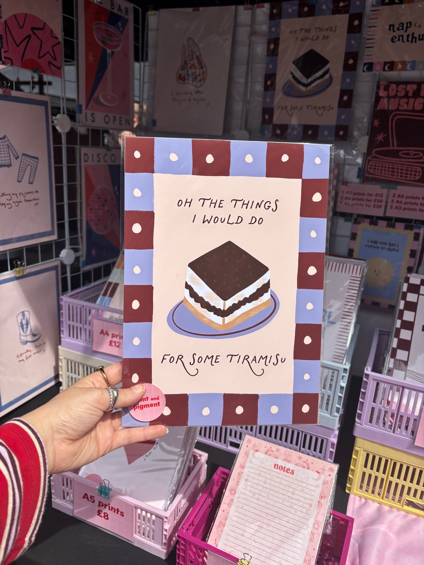 Oh The Things I Would Do For Some Tiramisu print