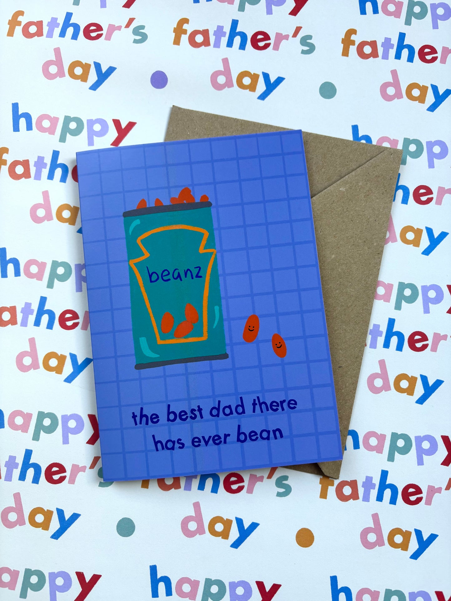 The Best Dad There Has Ever Bean card