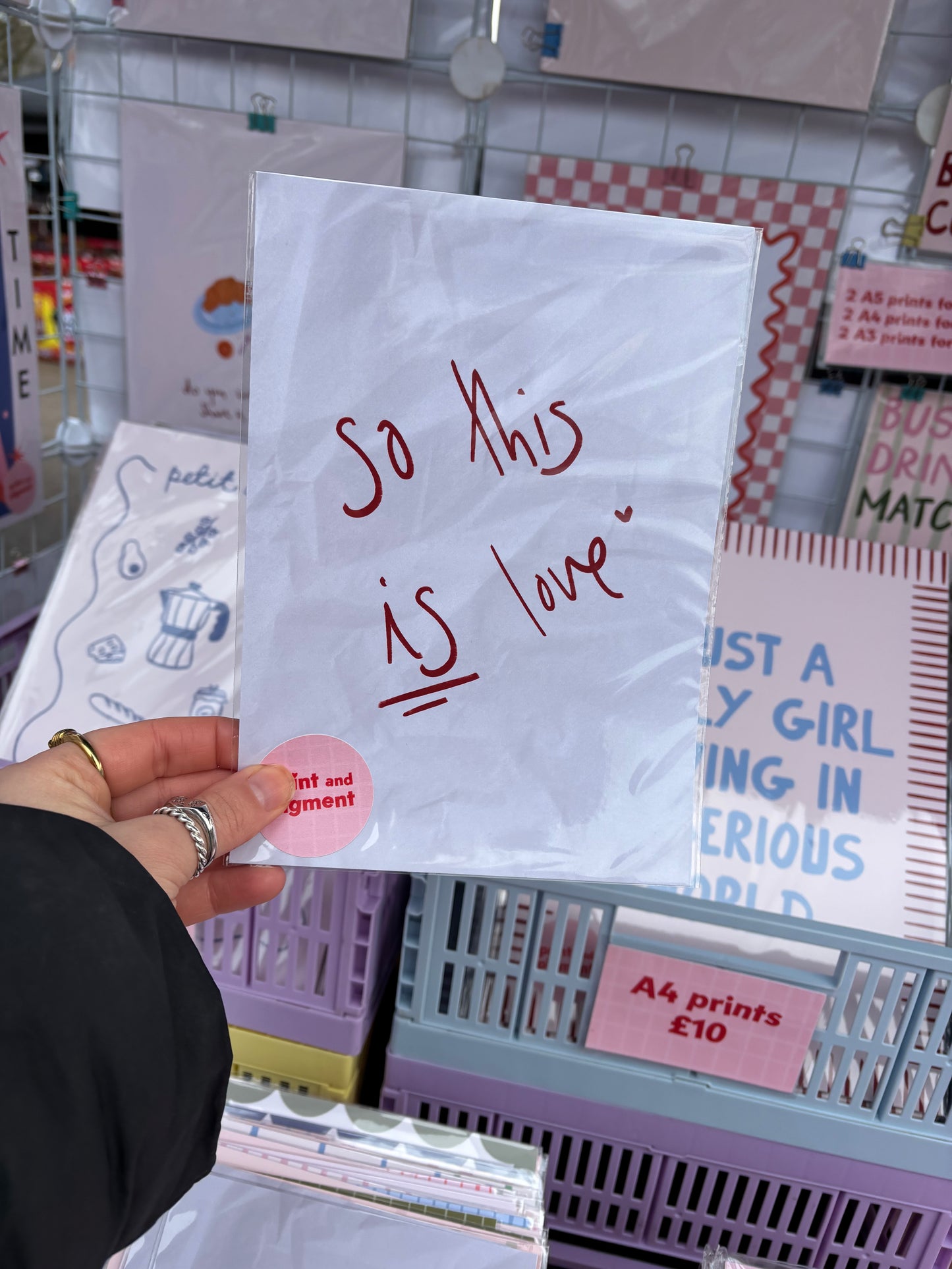 So This Is Love Heartfelt Print