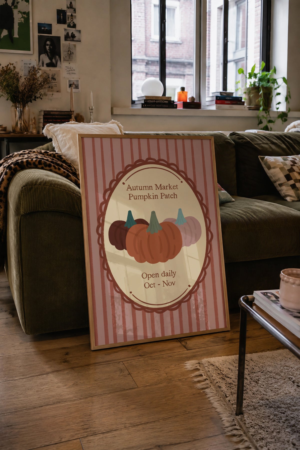 Autumn Market Pumpkin Patch print