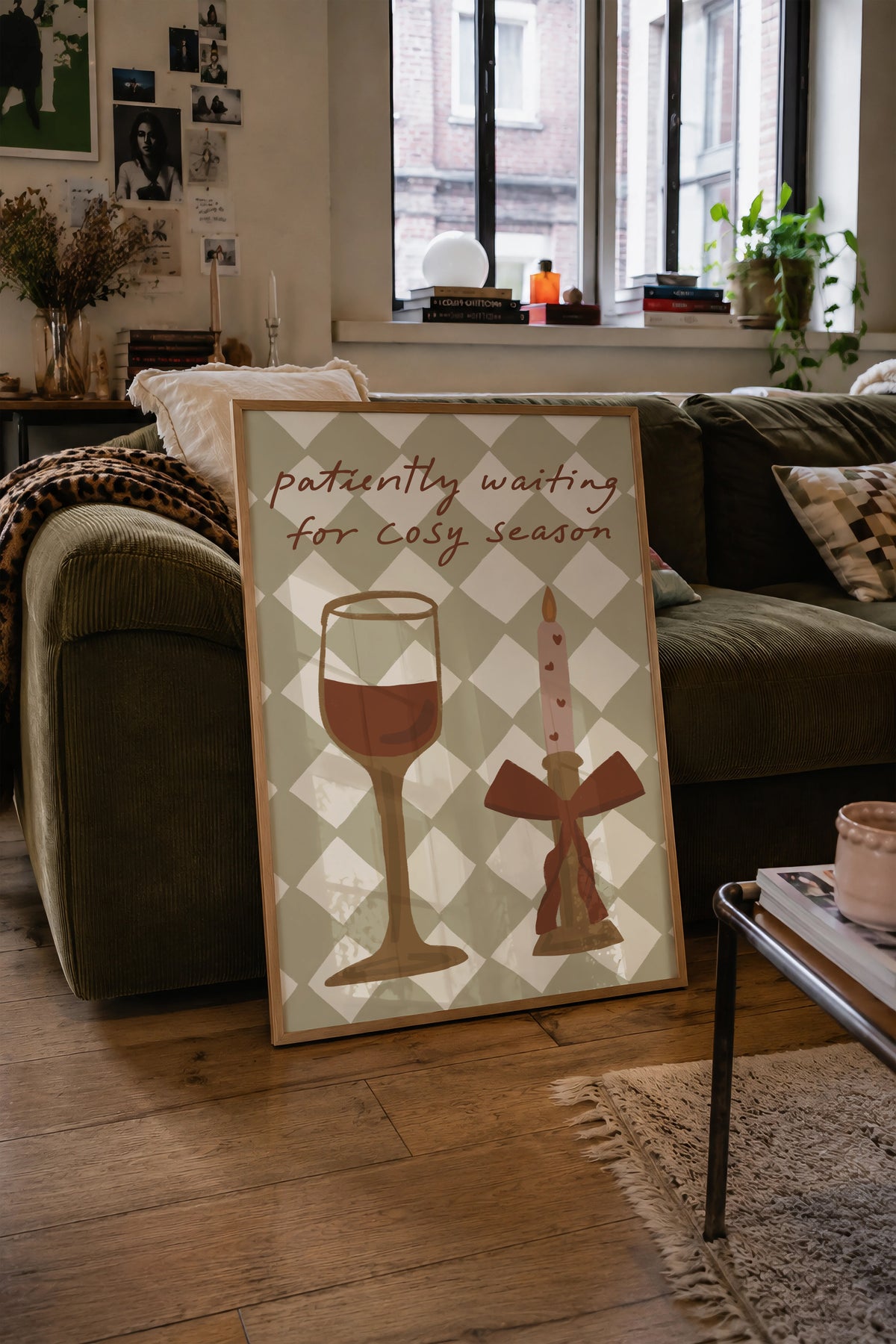 Patiently Waiting For Cosy Season print