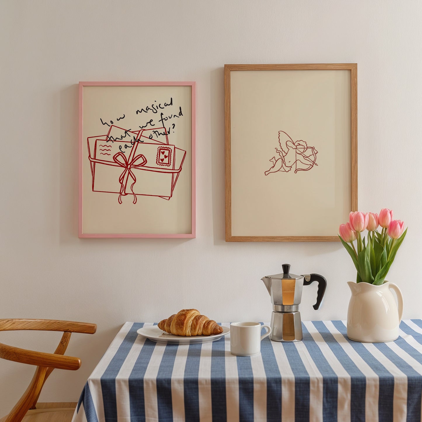 Cupid Hand Drawn Love Print