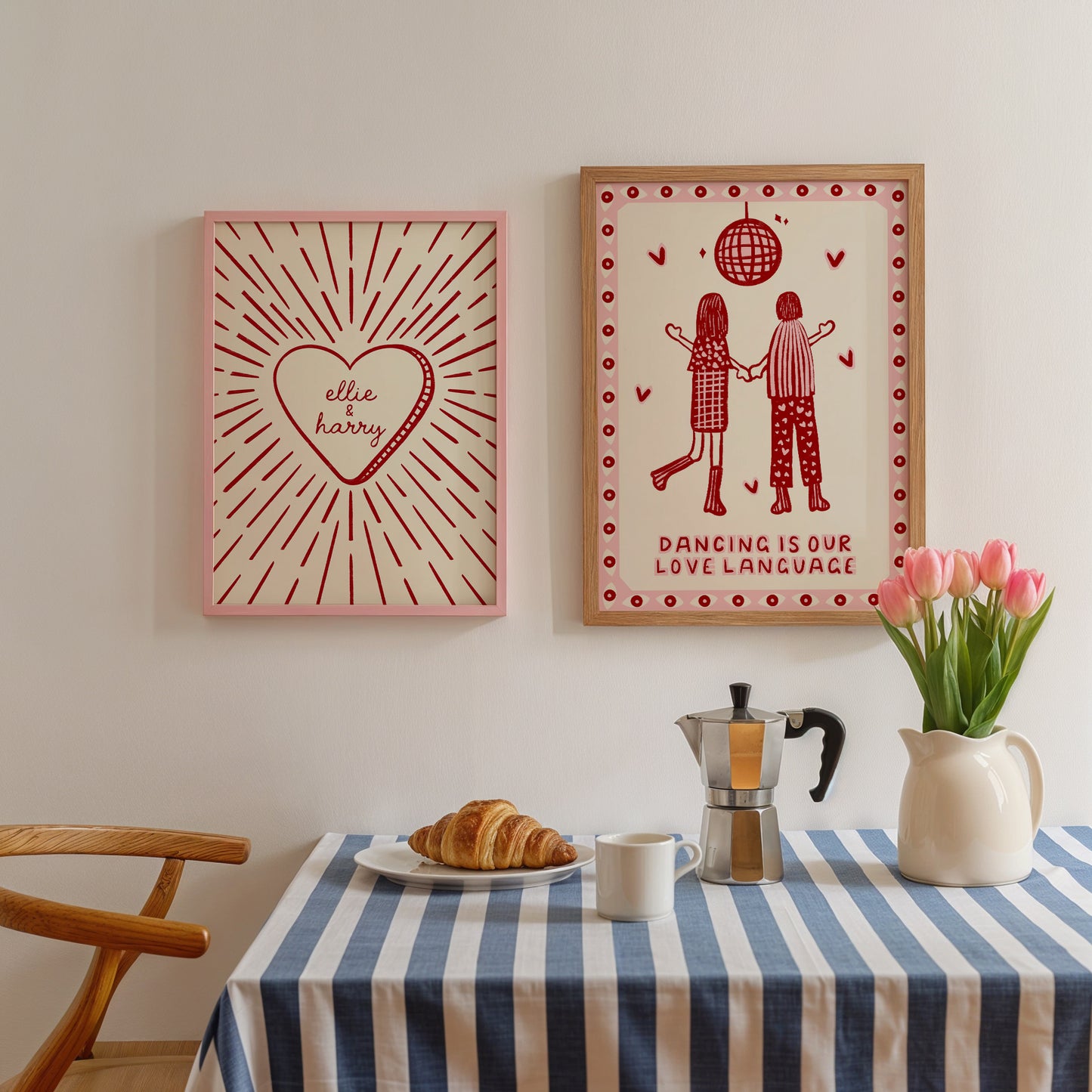 Dancing Is Our Love Language Cute Couples Print
