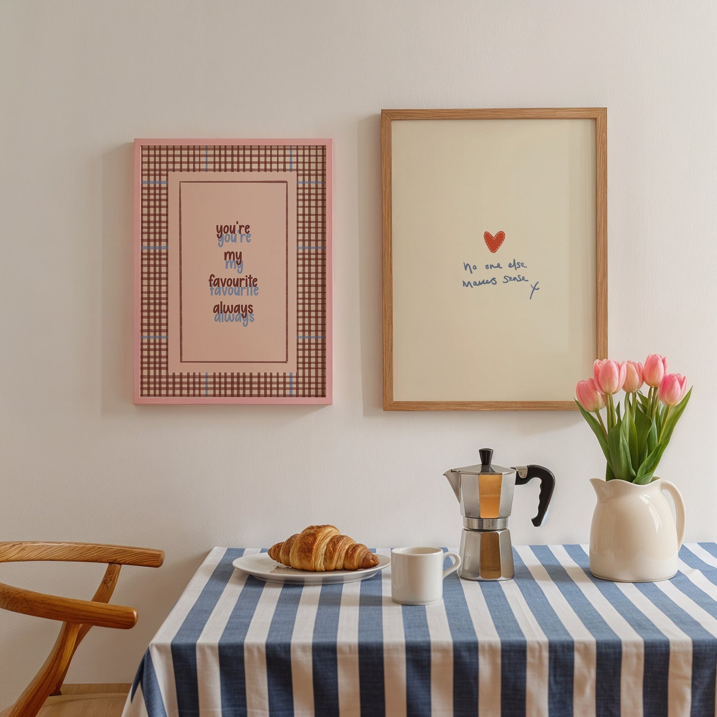 You're My Favourite Always Heartfelt Typography Print