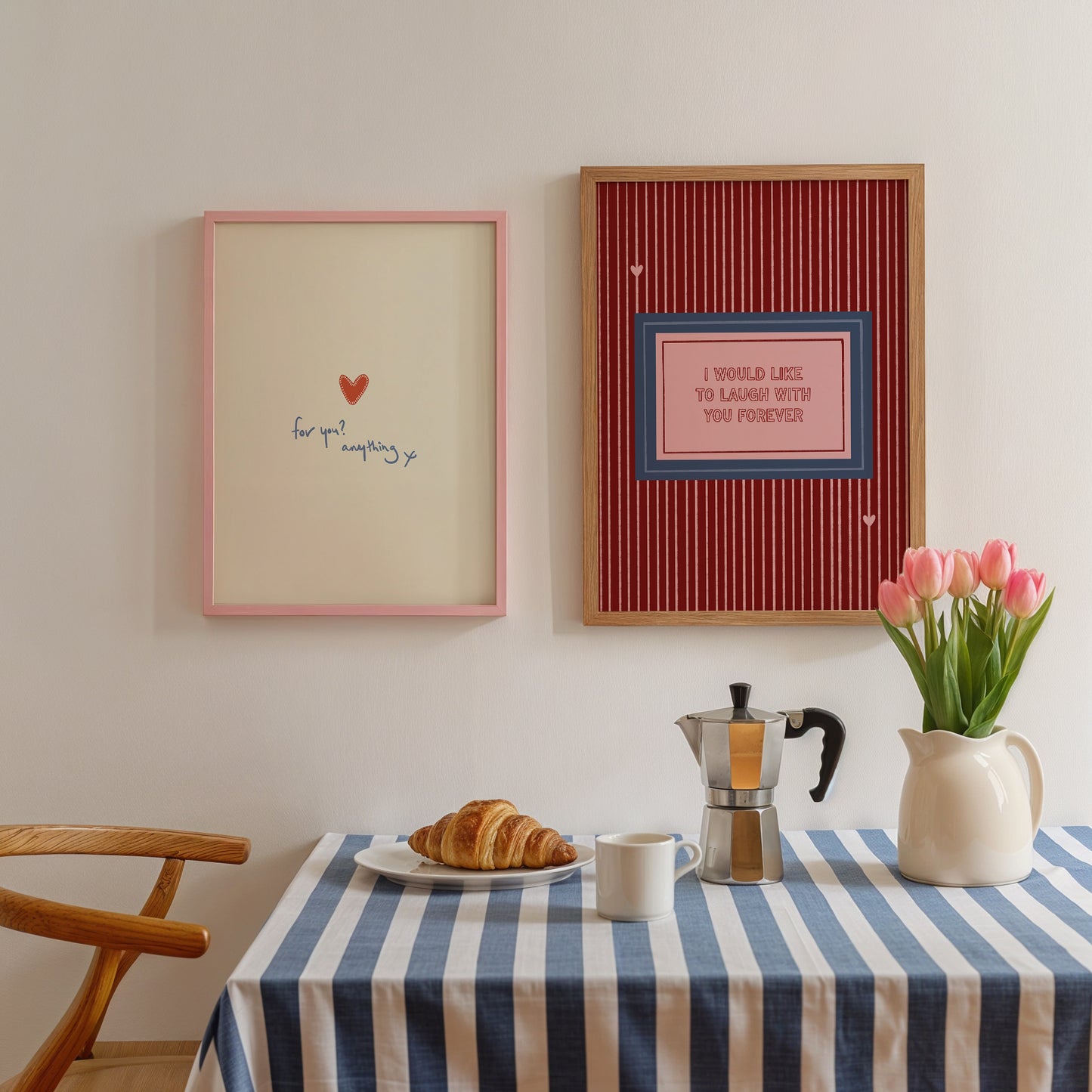 I Would Like To Laugh With You Forever Cute Couples Print