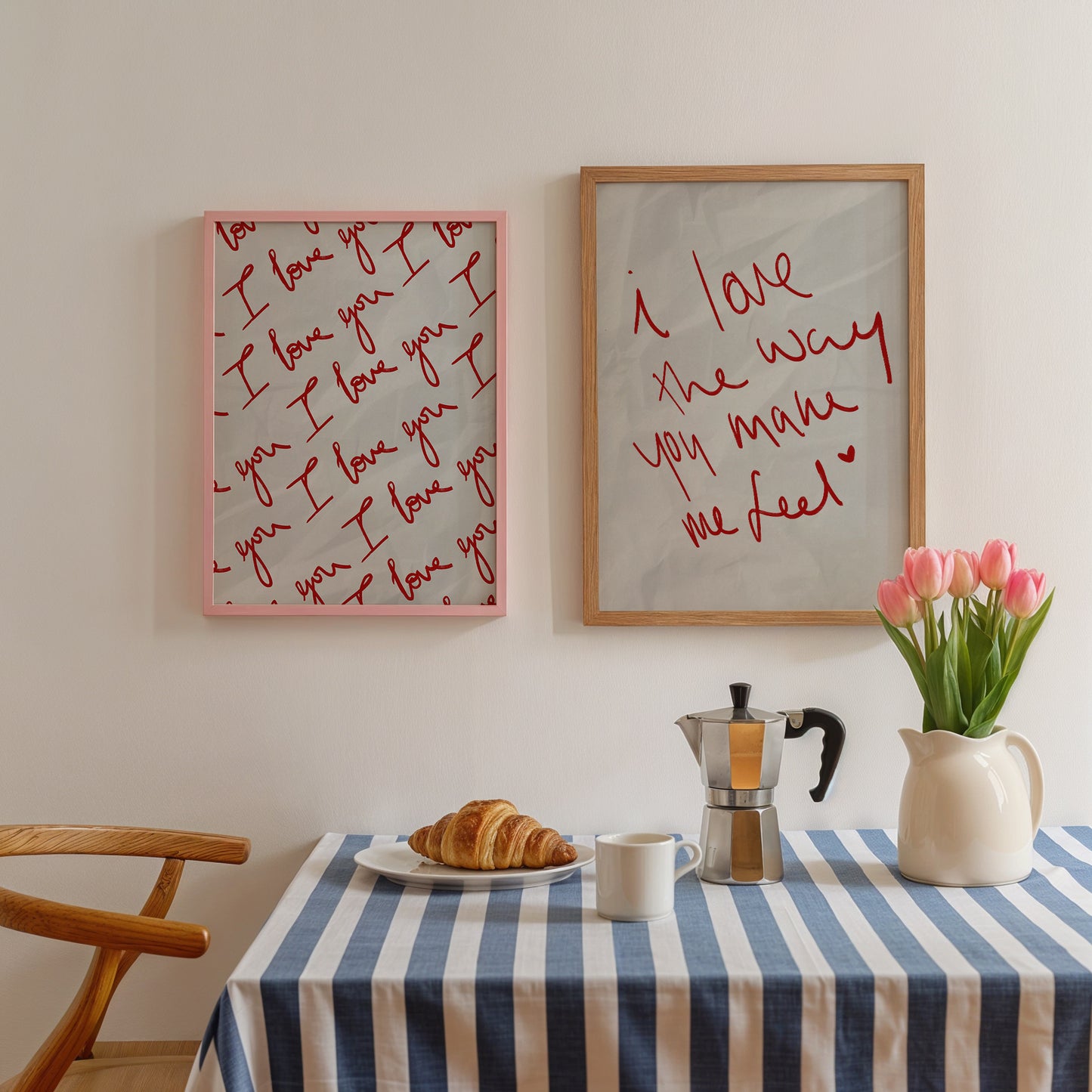 I Love The Way You Make Me Feel Heartfelt Print