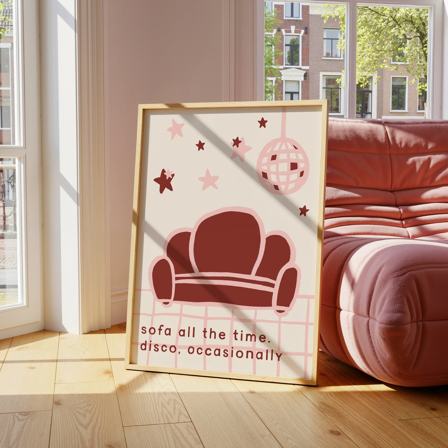 Sofa All The Time. Disco, Occasionally print