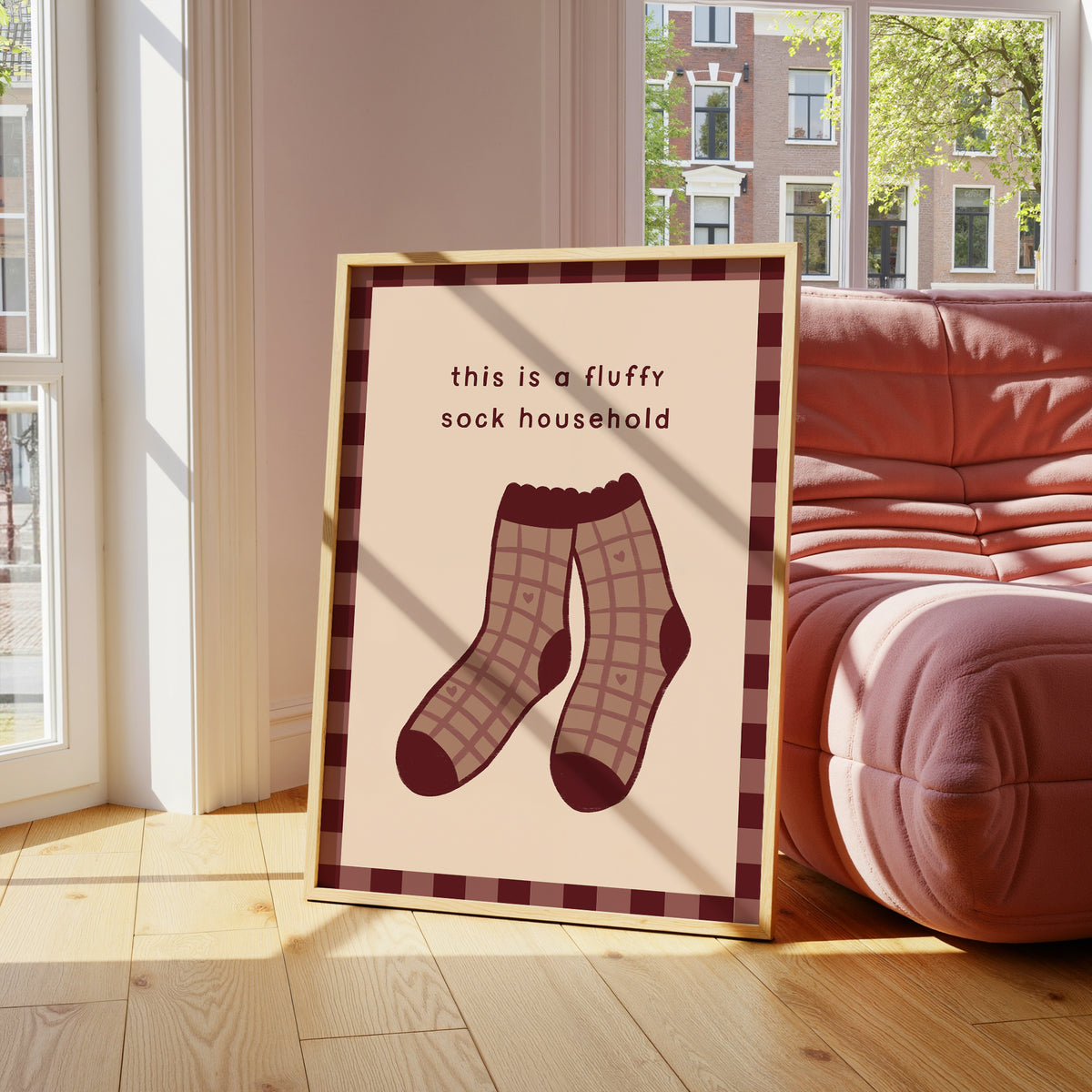 This Is A Fluffy Sock Household print