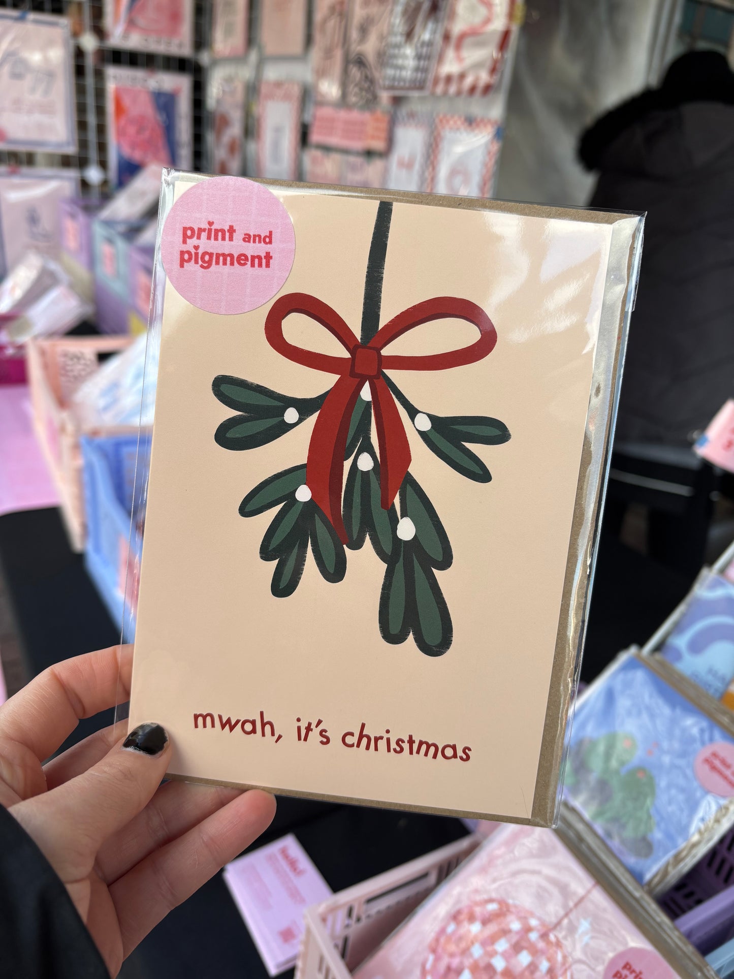 Mwah, It's Christmas Festive Card