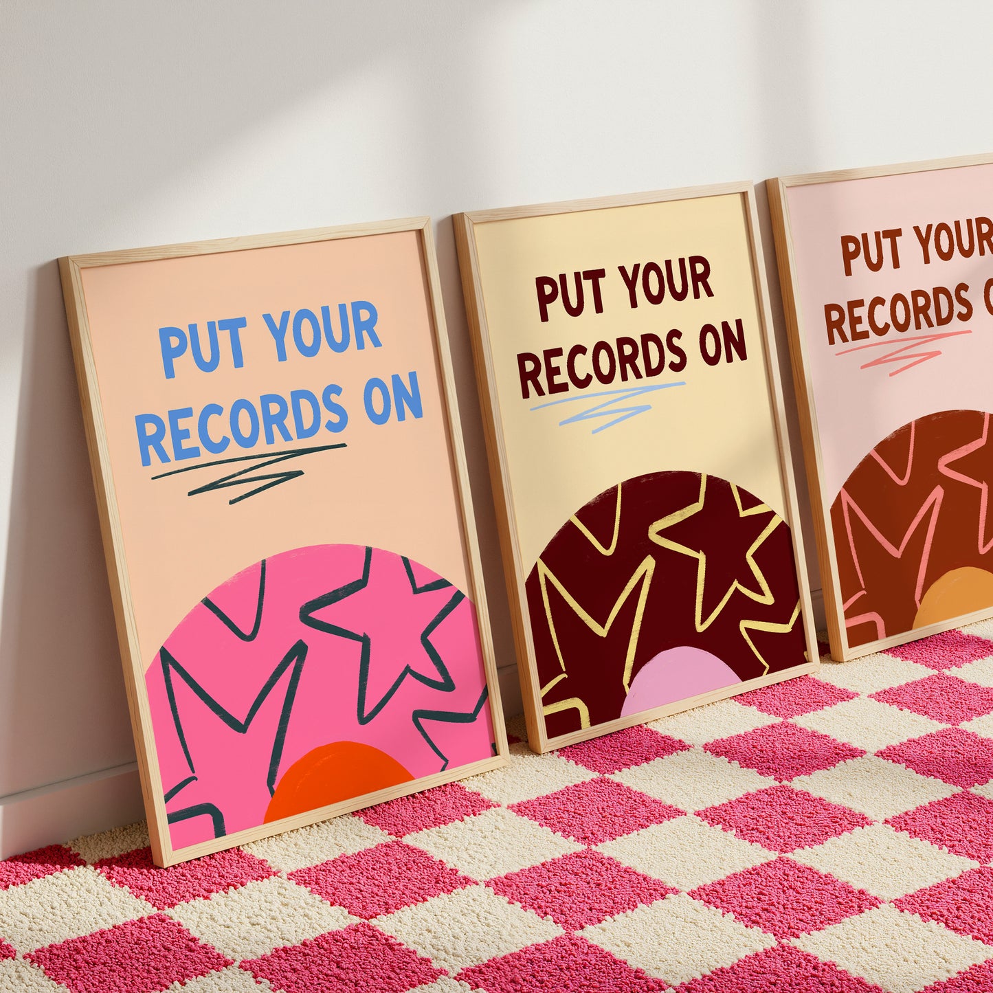 Put Your Records On Music Print