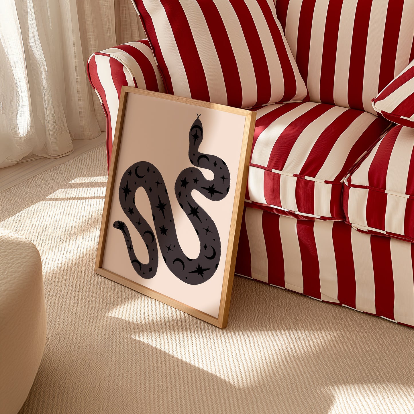 Celestial Snake Print