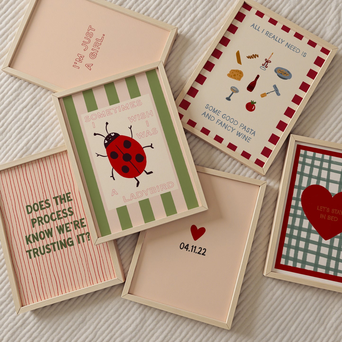 Personalised Mini Love Heart Special Date Print