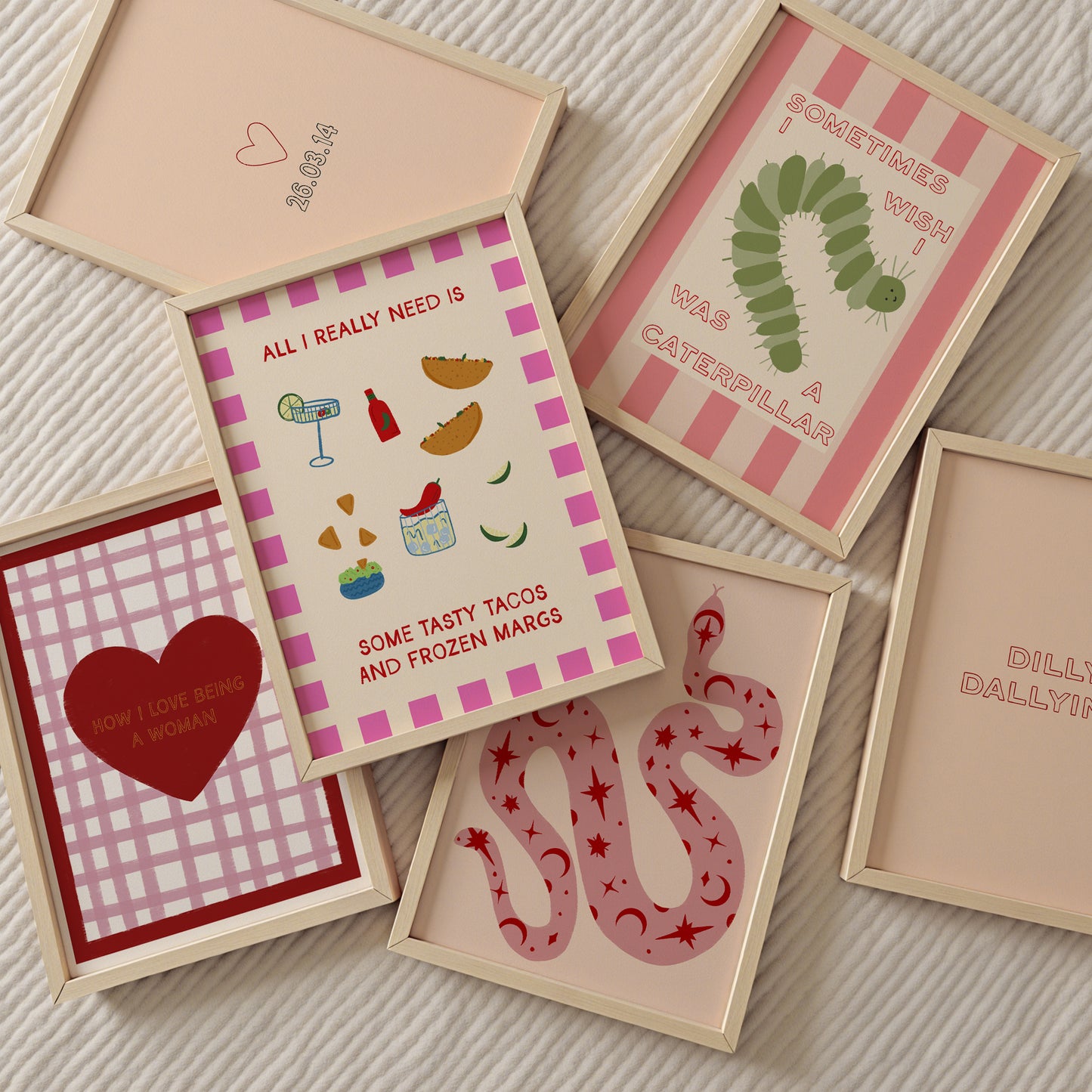 How I Love Being a Woman Checkered print