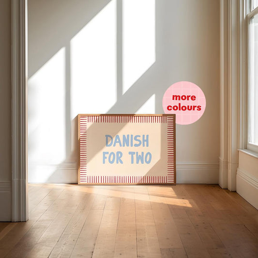 Danish For Two Cute Breakfast Print
