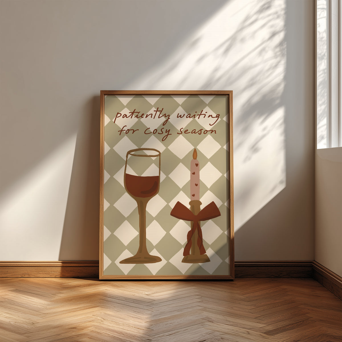 Patiently Waiting For Cosy Season print