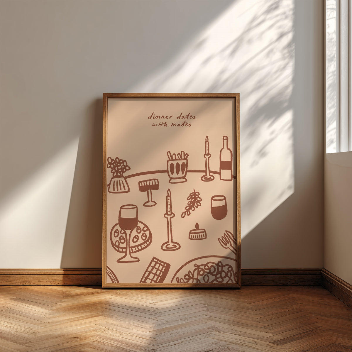 Dinner Dates With Mates print
