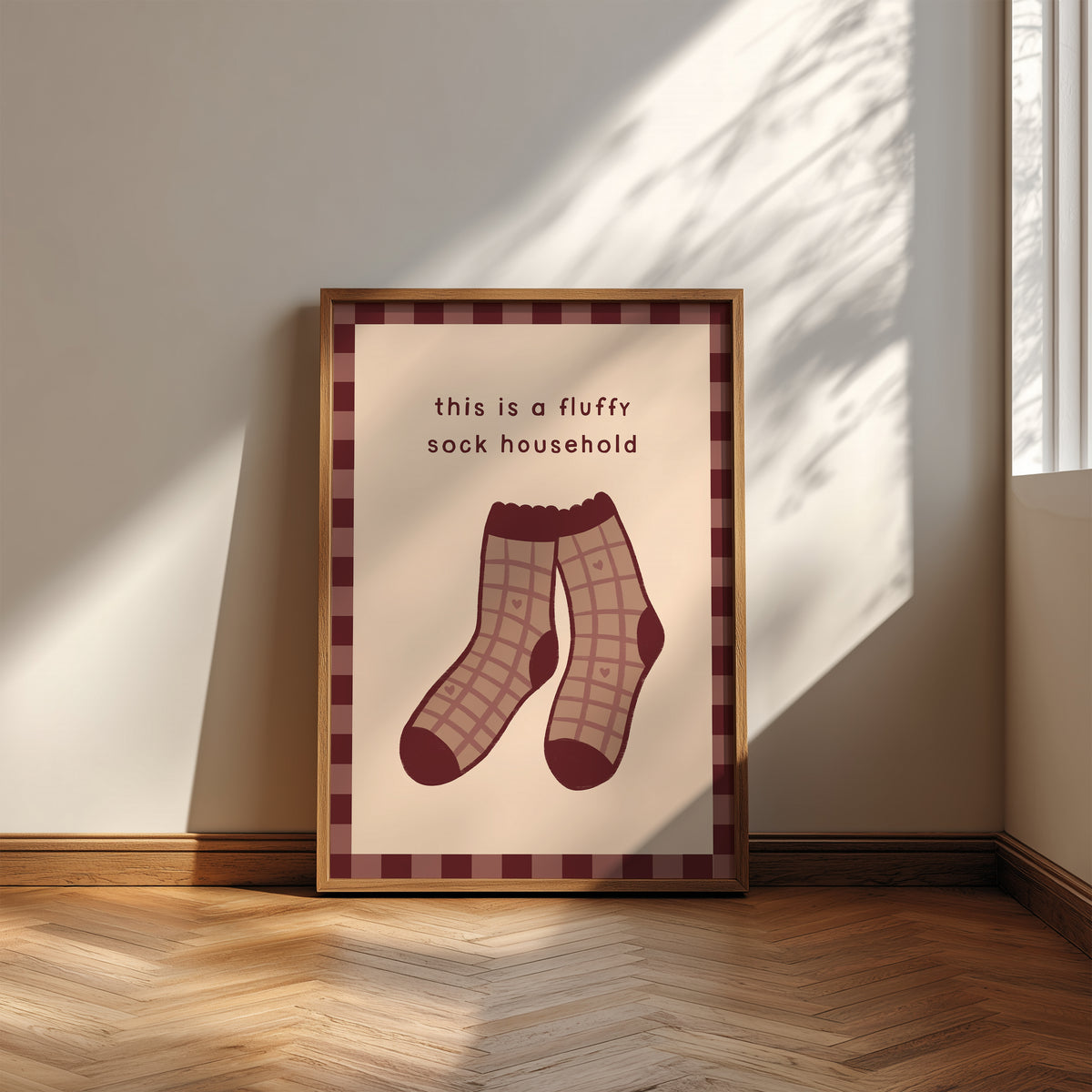 This Is A Fluffy Sock Household print