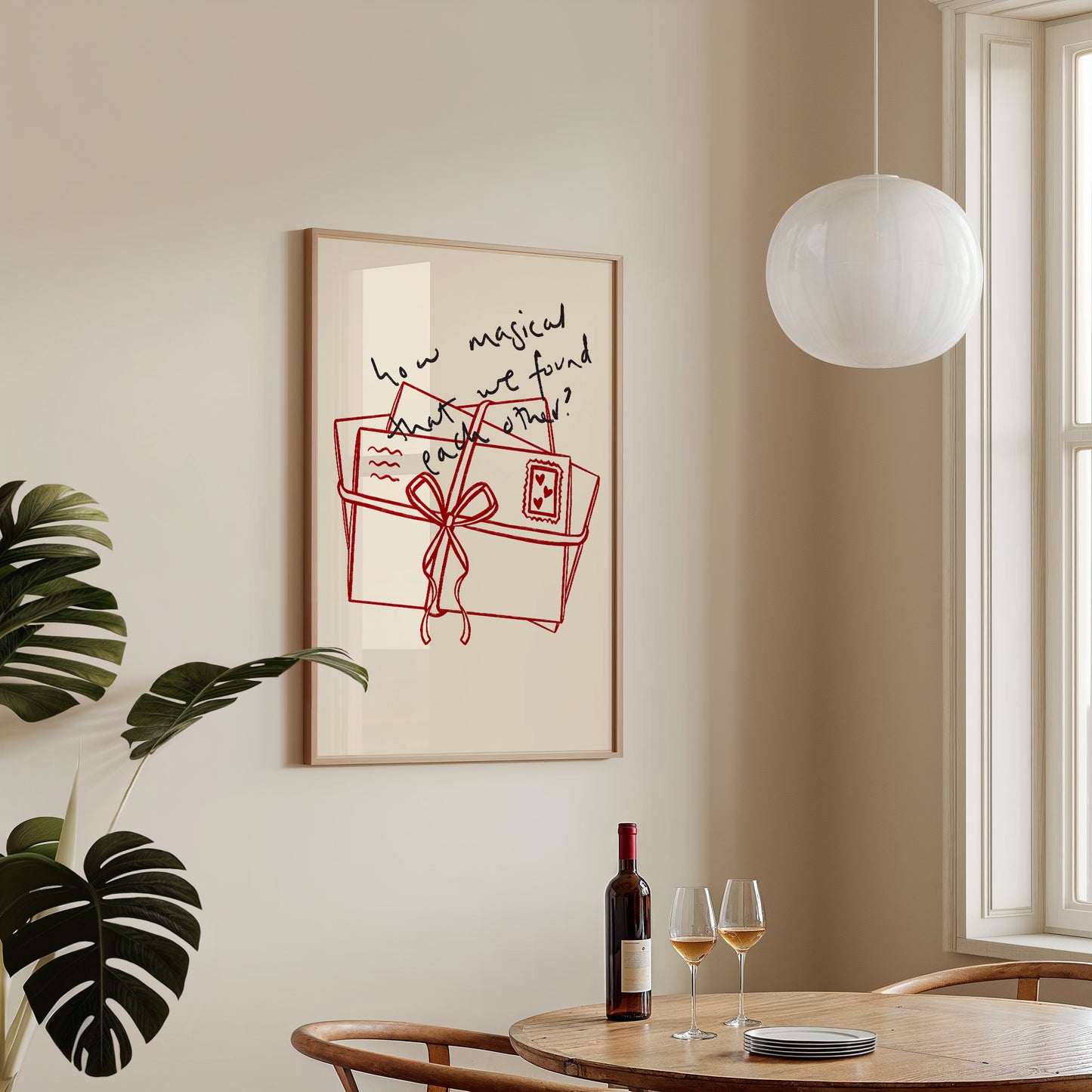 How Magical That We Found Each Other? Love Letter Print