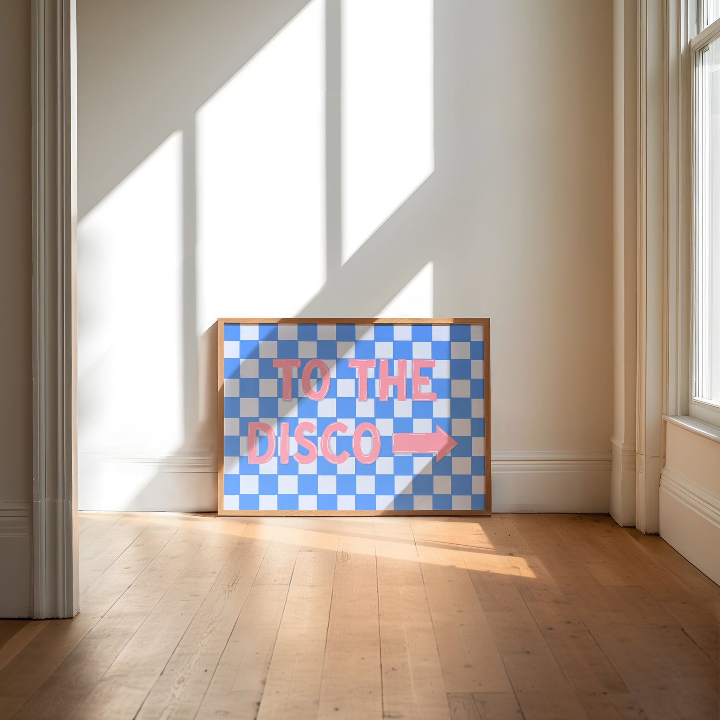 To The Disco Music Print