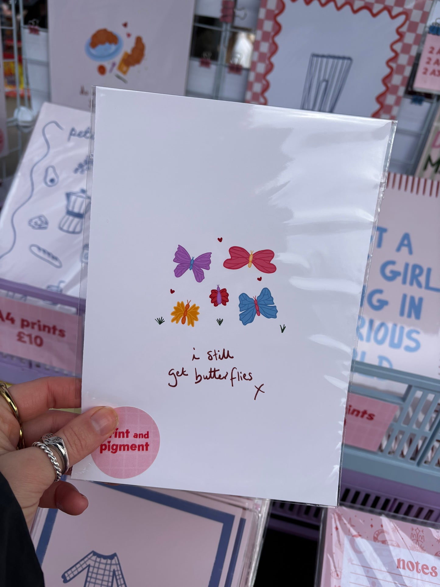 I Still Get Butterflies Heartfelt Print