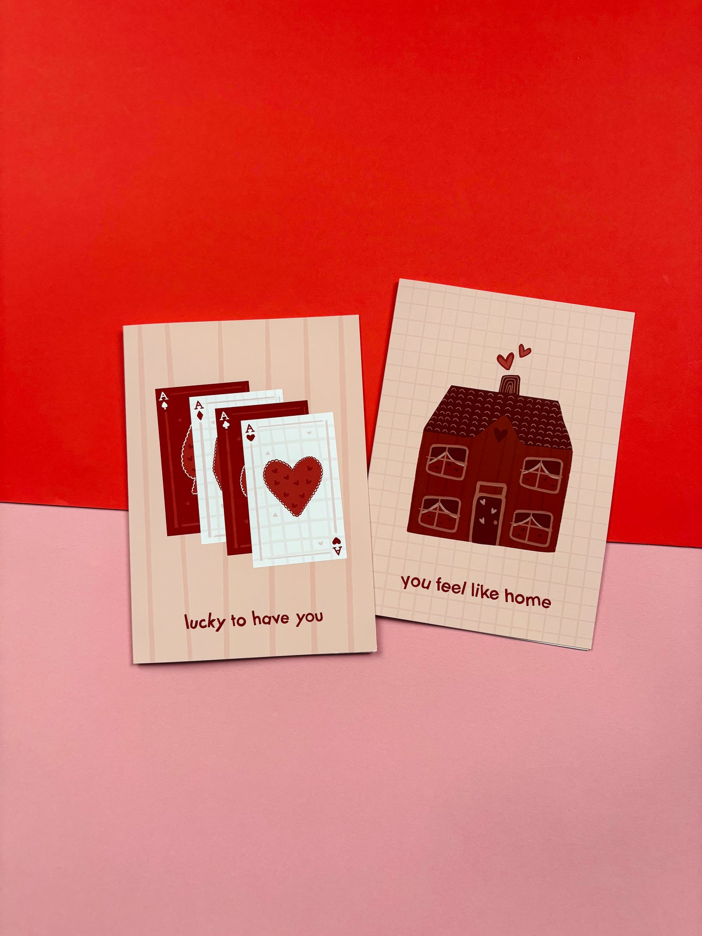 You Feel Like Home Romance Card