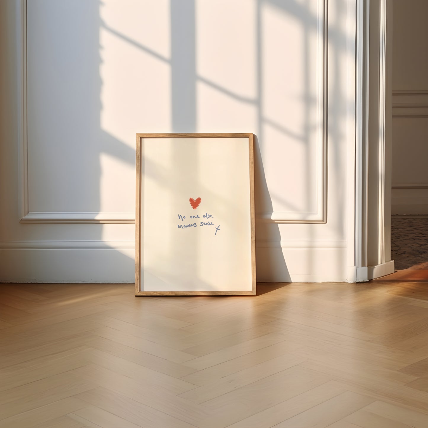 No One Else Makes Sense Cute Romance Print