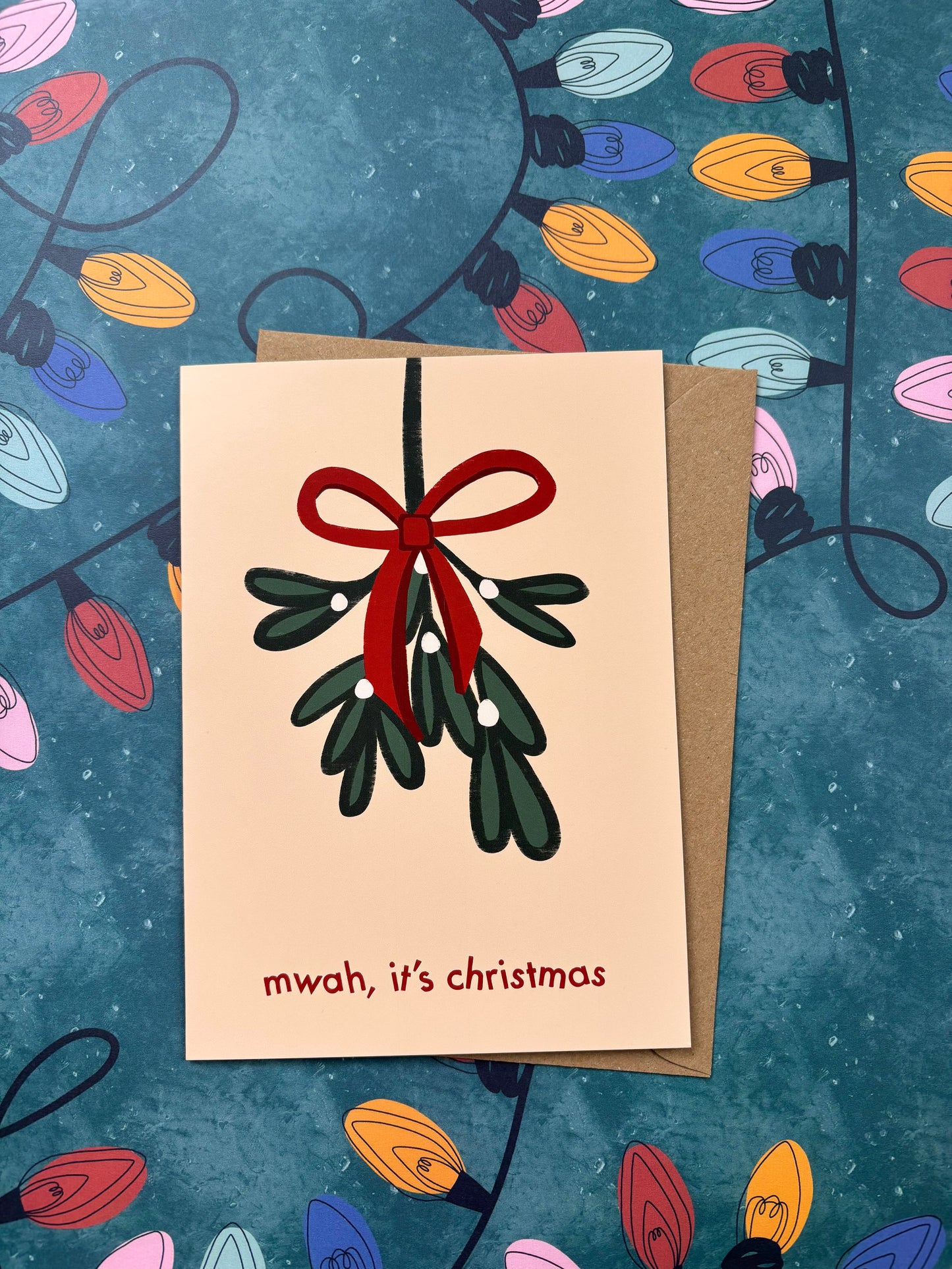 Mwah, It's Christmas Festive Card