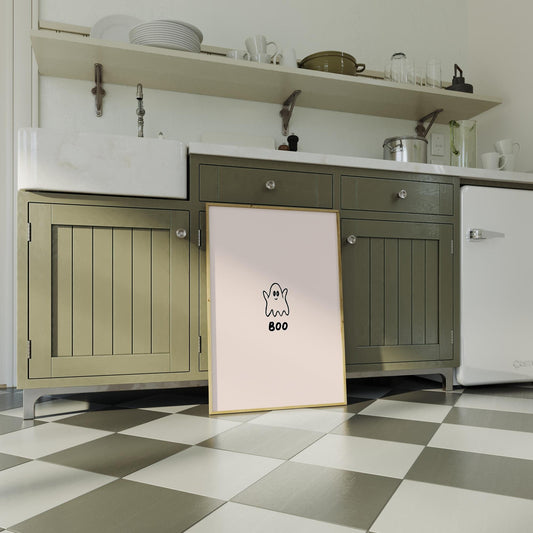 Boo Spooky Halloween Print