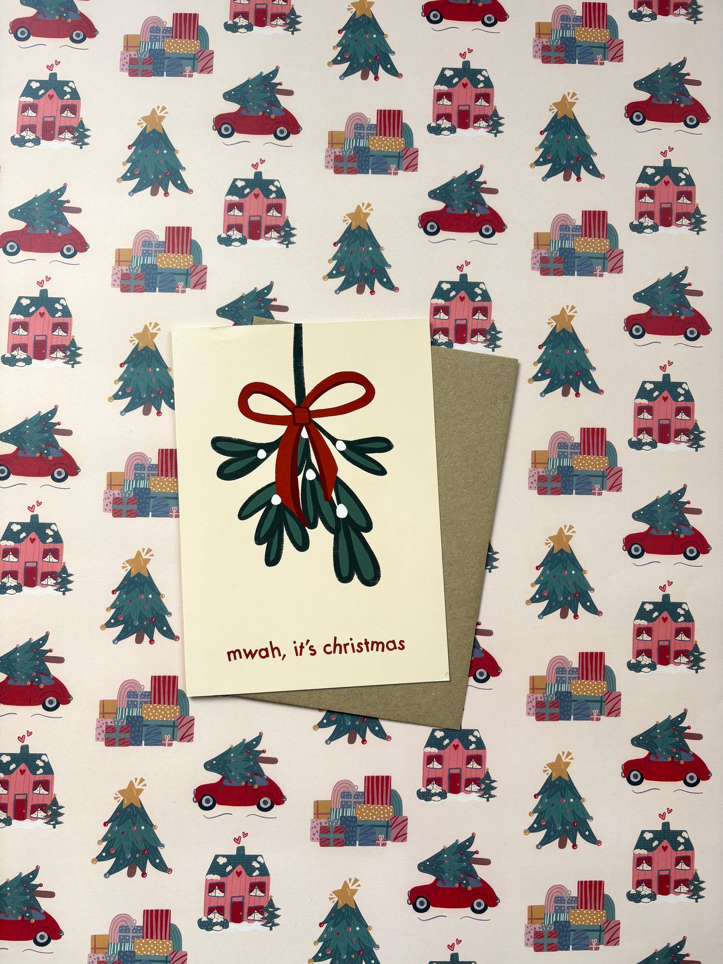 Mwah, It's Christmas Festive Card