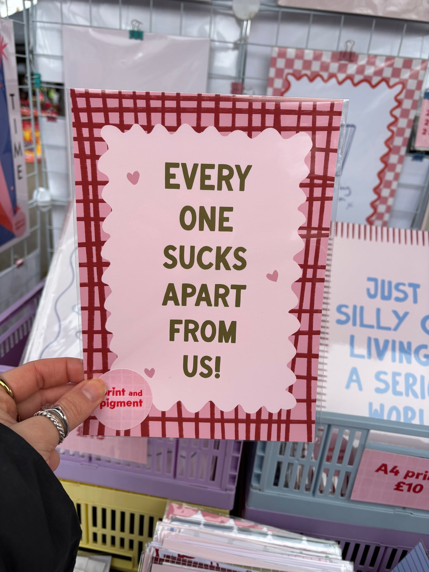 Everyone Sucks Apart From Us! Funny Couples Print