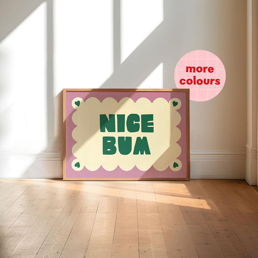 Nice Bum Cute Hallway Print
