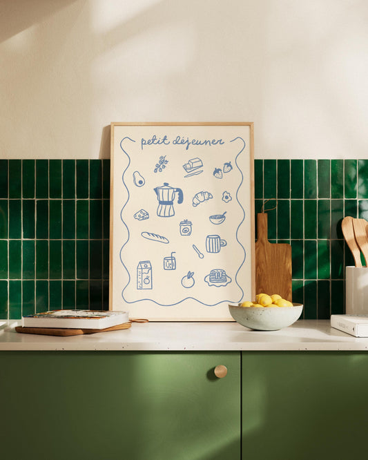 Petit Déjeuner Breakfast Kitchen Print