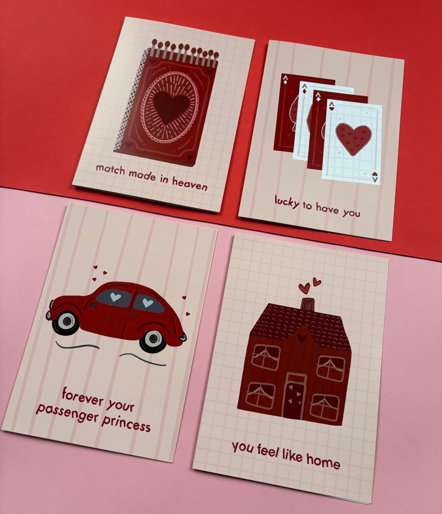 You Feel Like Home Romance Card